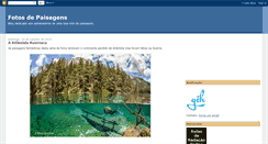 Desktop Screenshot of fotos-de-paisagens.blogspot.com
