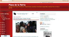 Desktop Screenshot of plazadelapatria.blogspot.com