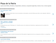 Tablet Screenshot of plazadelapatria.blogspot.com