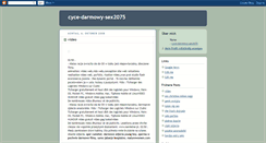 Desktop Screenshot of cyce-darmowy-sex2075.blogspot.com