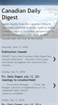 Mobile Screenshot of cdndailydigest.blogspot.com