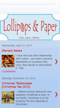 Mobile Screenshot of lollipopsandpaper.blogspot.com