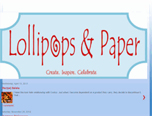 Tablet Screenshot of lollipopsandpaper.blogspot.com