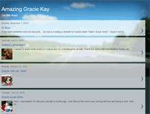 Tablet Screenshot of amazinggraciekay.blogspot.com