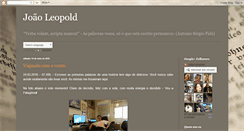 Desktop Screenshot of joaoleopold.blogspot.com