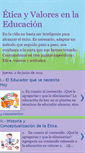 Mobile Screenshot of liskel-eticayvalores.blogspot.com