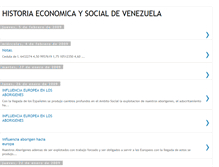 Tablet Screenshot of historiaeconomicaysocialdevenezuela.blogspot.com