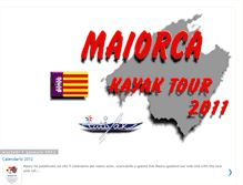 Tablet Screenshot of maiorcakayaktour2011.blogspot.com