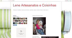 Desktop Screenshot of lene-leneartesanatoecoisinhas.blogspot.com