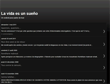 Tablet Screenshot of lavida-es-un-sueno.blogspot.com