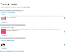 Tablet Screenshot of fonteartesanal.blogspot.com