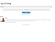 Tablet Screenshot of joy-freude.blogspot.com