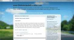 Desktop Screenshot of bibliotecasdelecuador.blogspot.com