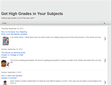 Tablet Screenshot of get-high-grades.blogspot.com