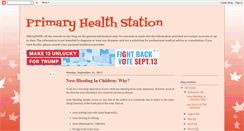 Desktop Screenshot of primaryhealthstation.blogspot.com