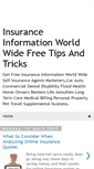 Mobile Screenshot of insurance4worldwide.blogspot.com