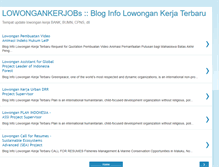 Tablet Screenshot of lowongankerjobs.blogspot.com