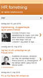 Mobile Screenshot of hr-forretning.blogspot.com