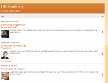 Tablet Screenshot of hr-forretning.blogspot.com