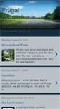 Mobile Screenshot of frugalhomesteads.blogspot.com