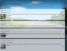 Tablet Screenshot of frugalhomesteads.blogspot.com
