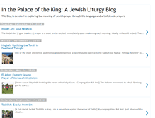 Tablet Screenshot of jewishliturgy.blogspot.com