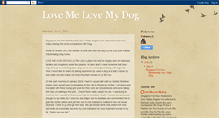 Desktop Screenshot of lmlmdmypuppylove.blogspot.com