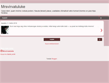 Tablet Screenshot of mrsvirvatuluke.blogspot.com