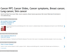Tablet Screenshot of cancerslides.blogspot.com