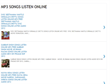 Tablet Screenshot of mp3songslistenonline.blogspot.com