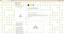 Desktop Screenshot of love-and-patience.blogspot.com