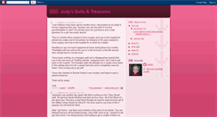 Desktop Screenshot of judysdollsandtreasures.blogspot.com