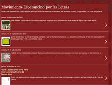 Tablet Screenshot of movimientoporlasletras.blogspot.com