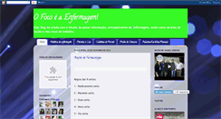 Desktop Screenshot of ofocoeaenfermagem.blogspot.com