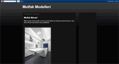 Desktop Screenshot of mutfakmodel.blogspot.com