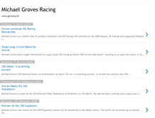 Tablet Screenshot of mgroves-racing.blogspot.com