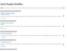 Tablet Screenshot of lorispurplegiraffes.blogspot.com