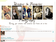 Tablet Screenshot of dreamstomemories.blogspot.com