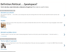 Tablet Screenshot of definitionpoliticalspeakspace.blogspot.com