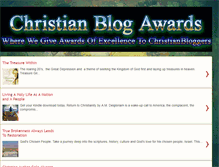 Tablet Screenshot of christian-blog-awards.blogspot.com