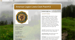 Desktop Screenshot of legionpost13.blogspot.com