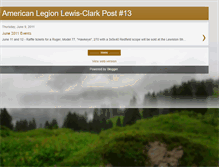 Tablet Screenshot of legionpost13.blogspot.com