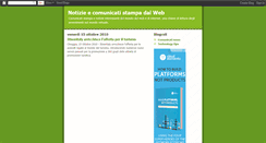 Desktop Screenshot of comunicati-web.blogspot.com