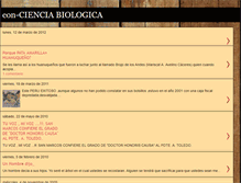 Tablet Screenshot of concienciabiologica.blogspot.com