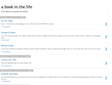 Tablet Screenshot of abookinthelife.blogspot.com