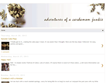 Tablet Screenshot of cardamomjunkie.blogspot.com