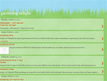 Tablet Screenshot of gardening-delight.blogspot.com