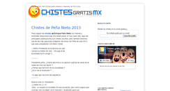 Desktop Screenshot of chistesgratismx.blogspot.com