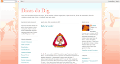 Desktop Screenshot of dicasdadig.blogspot.com