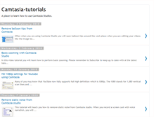 Tablet Screenshot of camtasia-tutorials.blogspot.com